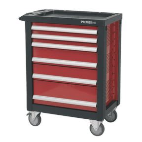 Sealey AP2406 Rollcab 6 Drawer with Ball - Bearing Slides - AP2406 - Sealey Tools UK - Trade Counter Direct