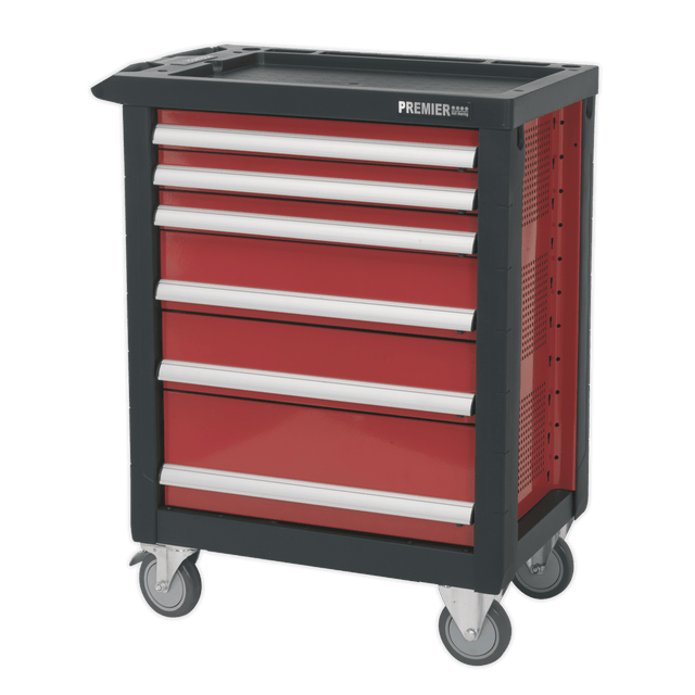 Sealey AP2406 Rollcab 6 Drawer with Ball - Bearing Slides - AP2406 - Sealey Tools UK - Trade Counter Direct