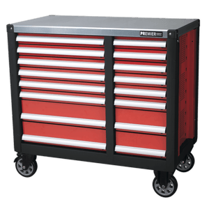 Sealey AP24216 Premier™ Mobile Workstation 16 Drawer - AP24216 - Sealey Tools UK - Trade Counter Direct