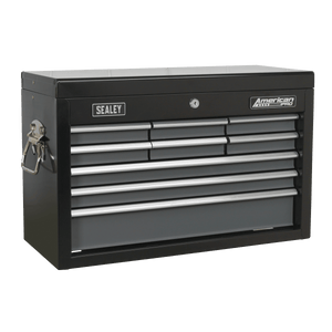 Sealey AP2509B American PRO® Topchest 9 Drawer - Black/Grey - AP2509B - Sealey Tools UK - Trade Counter Direct