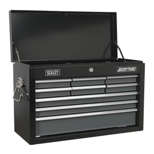 Sealey AP2509B American PRO® Topchest 9 Drawer - Black/Grey - AP2509B - Sealey Tools UK - Trade Counter Direct