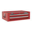 Sealey AP26029T Superline PRO® Mid-Box Tool Chest 2 Drawer - Red - AP26029T - Sealey Tools UK - Trade Counter Direct