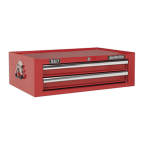 Sealey AP26029T Superline PRO® Mid-Box Tool Chest 2 Drawer - Red - AP26029T - Sealey Tools UK - Trade Counter Direct