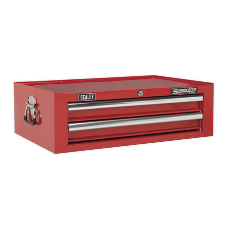 Sealey AP26029T Superline PRO® Mid-Box Tool Chest 2 Drawer - Red - AP26029T - Sealey Tools UK - Trade Counter Direct