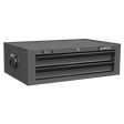 Sealey AP26029TG Superline PRO® Mid-Box Tool Chest 2 Drawer - Grey/Black - AP26029TG - Sealey Tools UK - Trade Counter Direct