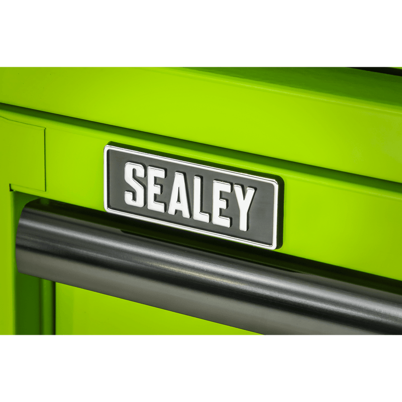 Sealey AP26029THV Superline PRO® Mid-Box Tool Chest 2 Drawer - Green/Black - AP26029THV - Sealey Tools UK - Trade Counter Direct