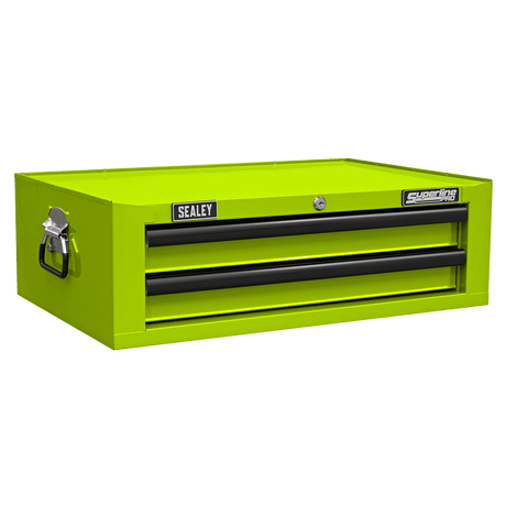 Sealey AP26029THV Superline PRO® Mid-Box Tool Chest 2 Drawer - Green/Black - AP26029THV - Sealey Tools UK - Trade Counter Direct