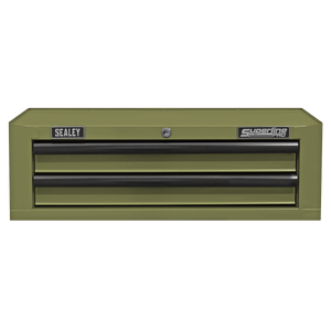 Sealey AP26029TK Superline PRO® Mid-Box Tool Chest 2 Drawer - Khaki - AP26029TK - Sealey Tools UK - Trade Counter Direct