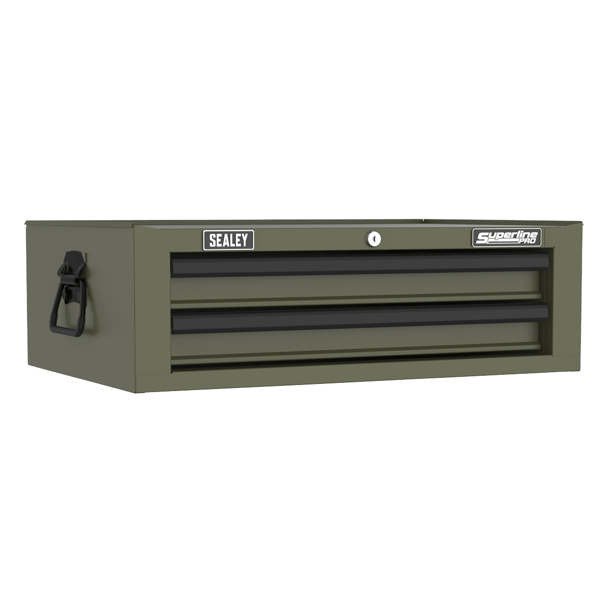 Sealey AP26029TK Superline PRO® Mid-Box Tool Chest 2 Drawer - Khaki - AP26029TK - Sealey Tools UK - Trade Counter Direct