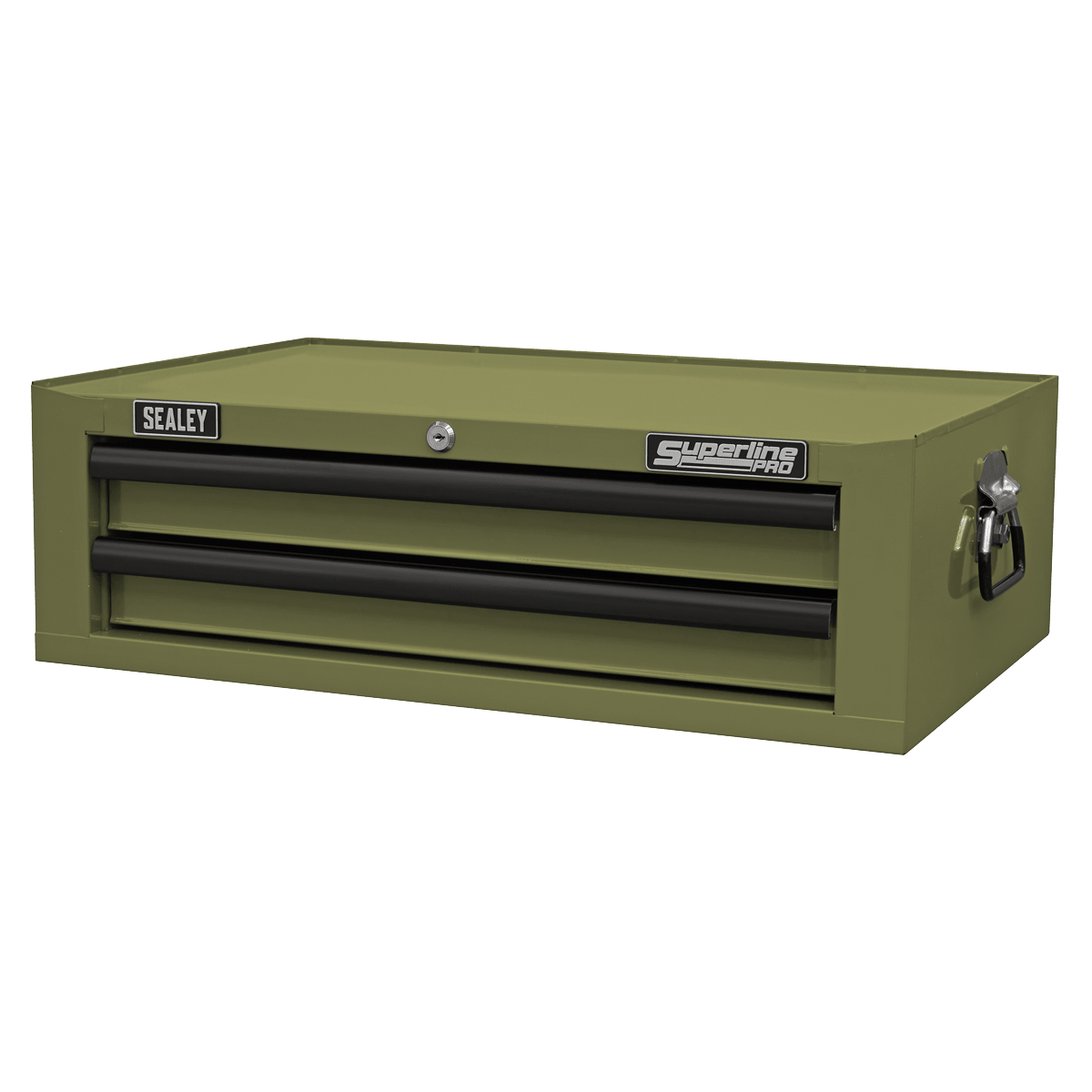 Sealey AP26029TK Superline PRO® Mid-Box Tool Chest 2 Drawer - Khaki - AP26029TK - Sealey Tools UK - Trade Counter Direct