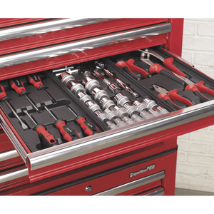 Sealey AP26059T Superline PRO® Topchest 5 Drawer - Red - AP26059T - Sealey Tools UK - Trade Counter Direct