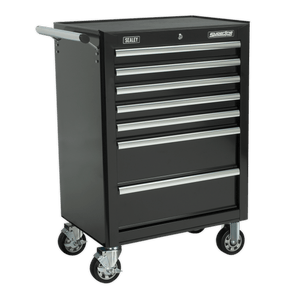 Sealey AP26479TB Superline PRO® Rollcab 7 Drawer - Black - AP26479TB - Sealey Tools UK - Trade Counter Direct