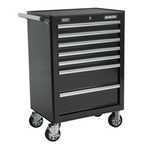 Sealey AP26479TB Superline PRO® Rollcab 7 Drawer - Black - AP26479TB - Sealey Tools UK - Trade Counter Direct