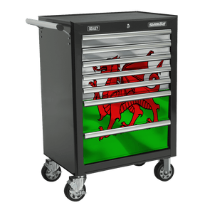 Sealey AP26479TBWALES Wales Graphics 7 Drawer Rollcab Kit - AP26479TBWALES - Sealey Tools UK - Trade Counter Direct