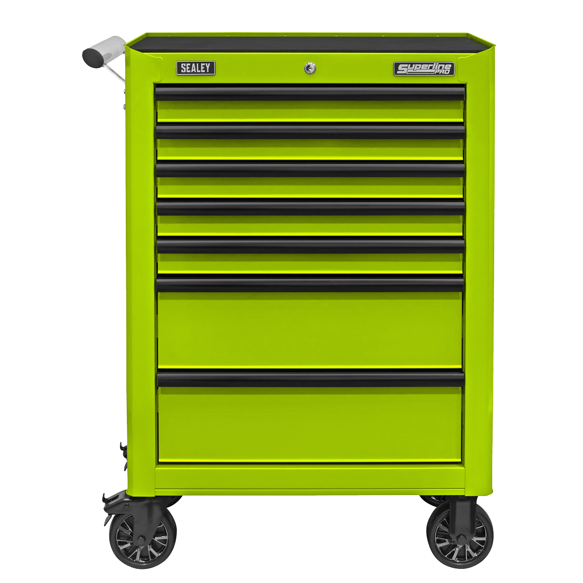 Sealey AP26479THV Superline PRO® Rollcab 7 Drawer - Green/Black - AP26479THV - Sealey Tools UK - Trade Counter Direct