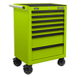 Sealey AP26479THV Superline PRO® Rollcab 7 Drawer - Green/Black - AP26479THV - Sealey Tools UK - Trade Counter Direct