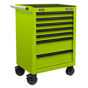 Sealey AP26479THV Superline PRO® Rollcab 7 Drawer - Green/Black - AP26479THV - Sealey Tools UK - Trade Counter Direct
