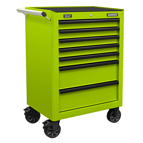 Sealey AP26479THV Superline PRO® Rollcab 7 Drawer - Green/Black - AP26479THV - Sealey Tools UK - Trade Counter Direct