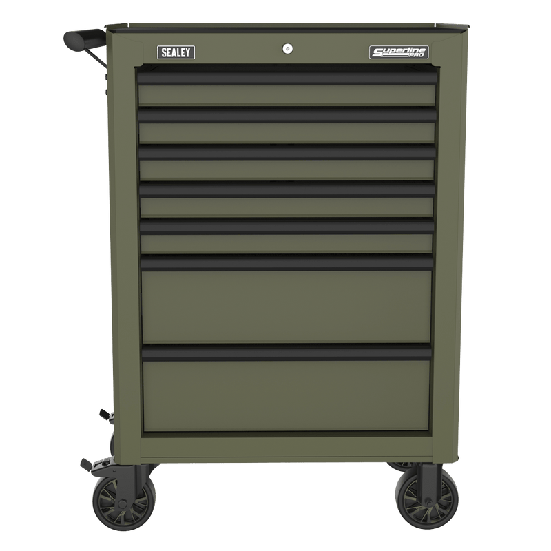 Sealey AP26479TK Superline PRO® Heavy-Duty Rollcab 7 Drawer - Khaki - AP26479TK - Sealey Tools UK - Trade Counter Direct