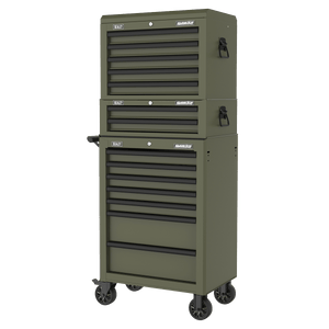 Sealey AP26479TK Superline PRO® Heavy-Duty Rollcab 7 Drawer - Khaki - AP26479TK - Sealey Tools UK - Trade Counter Direct