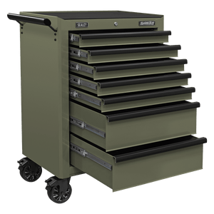 Sealey AP26479TK Superline PRO® Heavy-Duty Rollcab 7 Drawer - Khaki - AP26479TK - Sealey Tools UK - Trade Counter Direct