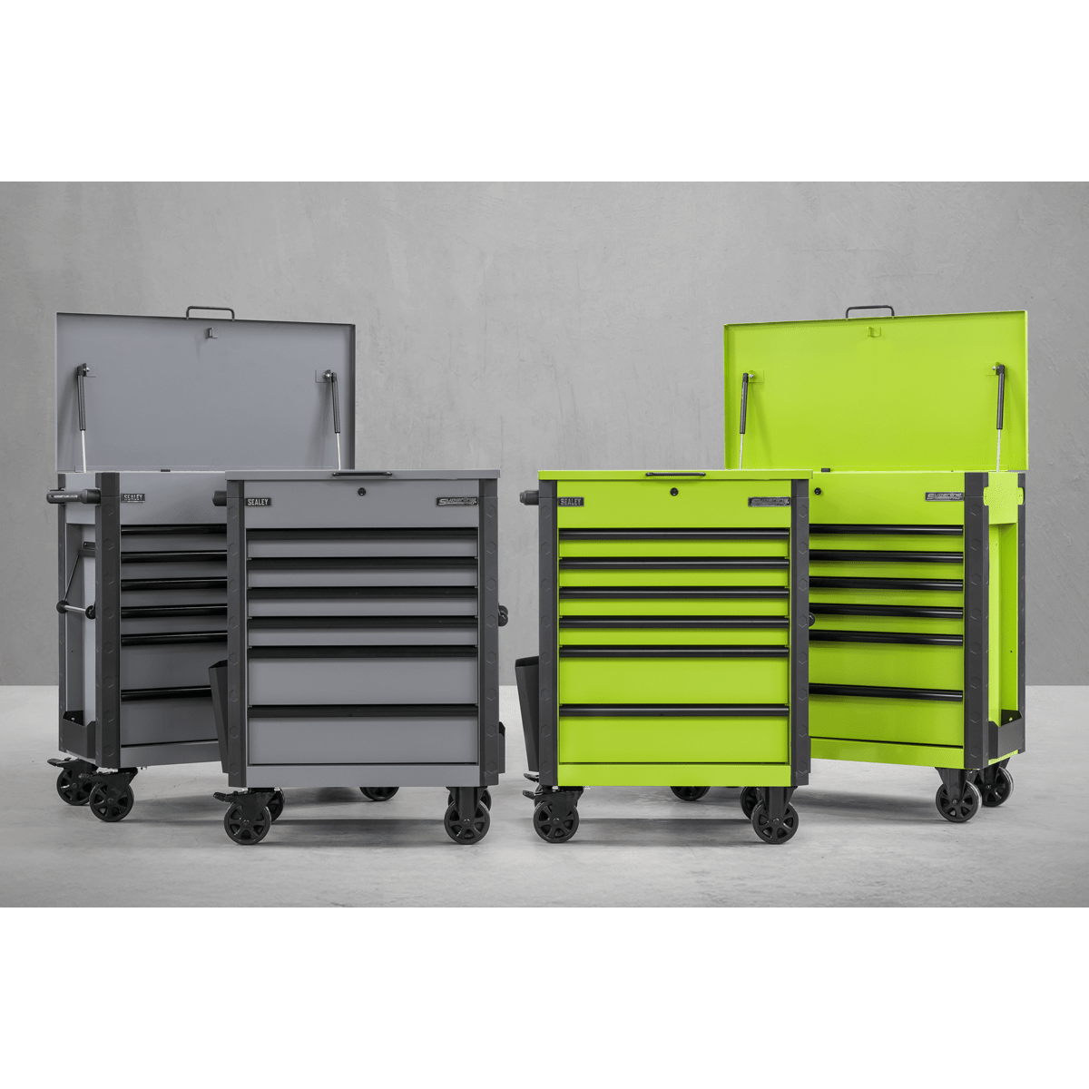Sealey AP266G Superline Pro® Tool Trolley 6 Drawer - Grey - AP266G - Sealey Tools UK - Trade Counter Direct