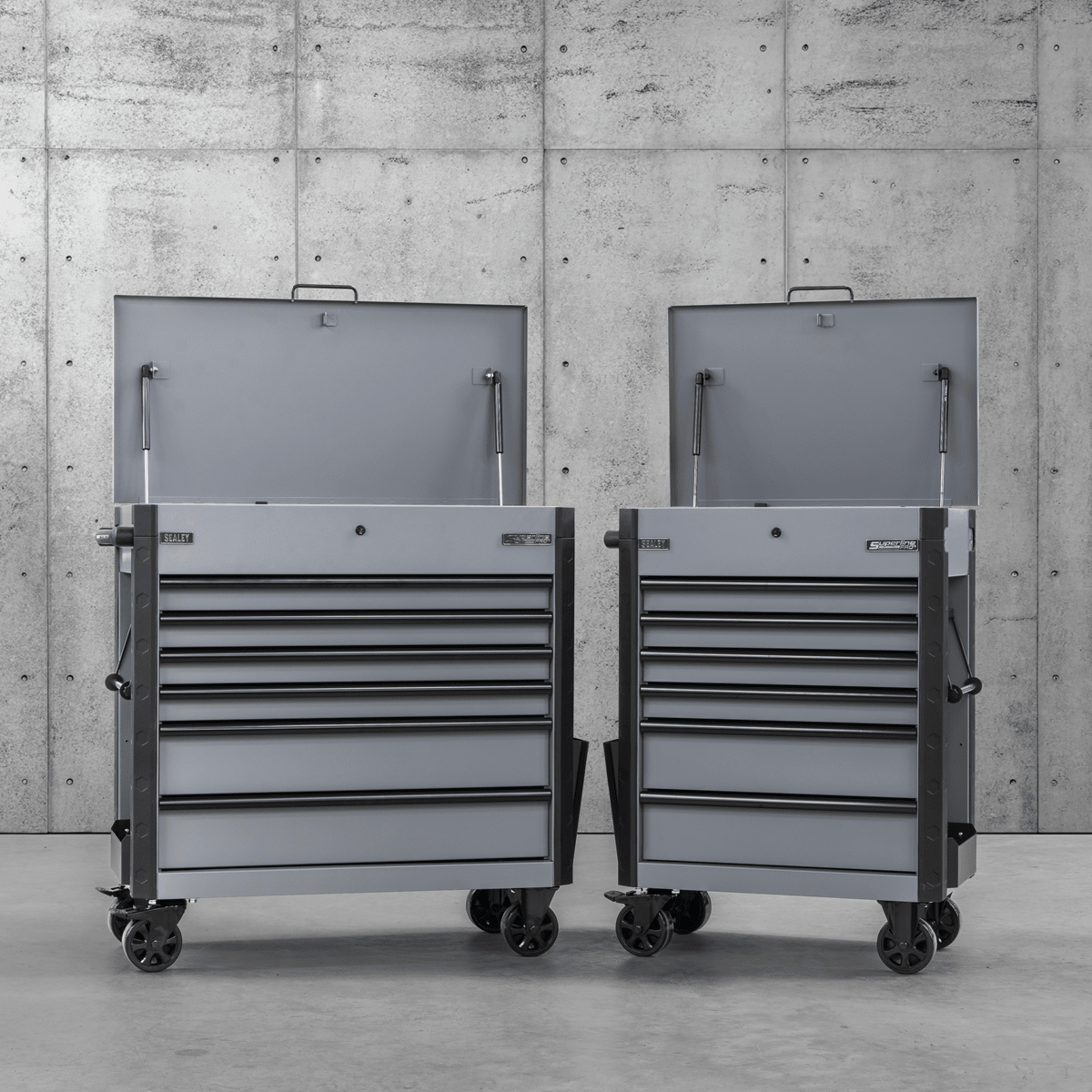 Sealey AP266G Superline Pro® Tool Trolley 6 Drawer - Grey - AP266G - Sealey Tools UK - Trade Counter Direct