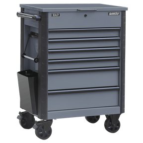 Sealey AP266G Superline Pro® Tool Trolley 6 Drawer - Grey - AP266G - Sealey Tools UK - Trade Counter Direct