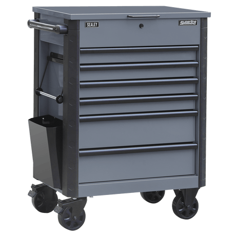 Sealey AP266G Superline Pro® Tool Trolley 6 Drawer - Grey - AP266G - Sealey Tools UK - Trade Counter Direct