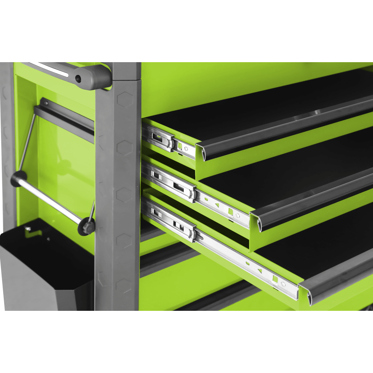 Sealey AP266HV Superline Pro® Tool Trolley 6 Drawer - Green - AP266HV - Sealey Tools UK - Trade Counter Direct