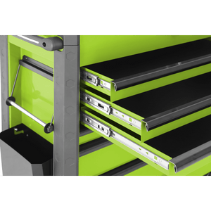 Sealey AP266HV Superline Pro® Tool Trolley 6 Drawer - Green - AP266HV - Sealey Tools UK - Trade Counter Direct