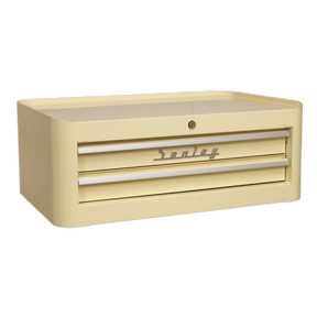 Sealey AP28102 Premier™ Retro Style Mid-Box Tool Chest 2 Drawer - AP28102 - Sealey Tools UK - Trade Counter Direct