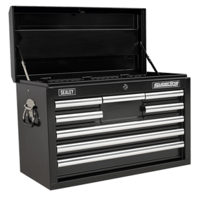 Sealey AP33089B Superline PRO® Topchest 8 Drawer - Black - AP33089B - Sealey Tools UK - Trade Counter Direct
