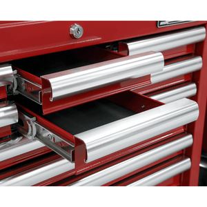 Sealey AP33109 Superline PRO® Topchest 10 Drawer - Red - AP33109 - Sealey Tools UK - Trade Counter Direct