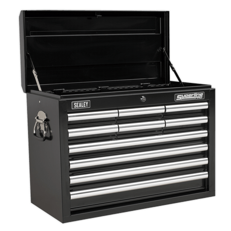 Sealey AP33109B Superline PRO® Topchest 10 Drawer - Black - AP33109B - Sealey Tools UK - Trade Counter Direct