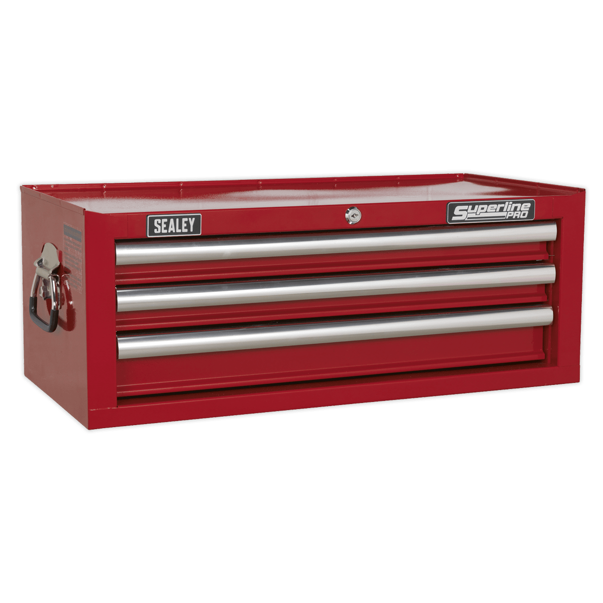 Sealey AP33339 Mid - Box 3 Drawer with Ball Bearing Slides - Red - AP33339 - Sealey Tools UK - Trade Counter Direct