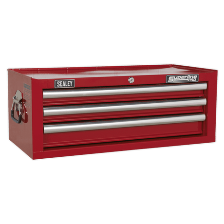 Sealey AP33339 Mid - Box 3 Drawer with Ball Bearing Slides - Red - AP33339 - Sealey Tools UK - Trade Counter Direct