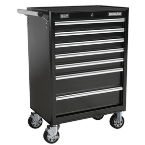 Sealey AP33479B Superline PRO® Rollcab 7 Drawer - Black - AP33479B - Sealey Tools UK - Trade Counter Direct