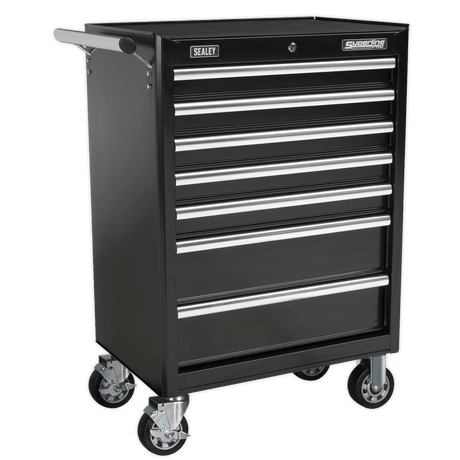 Sealey AP33479B Superline PRO® Rollcab 7 Drawer - Black - AP33479B - Sealey Tools UK - Trade Counter Direct