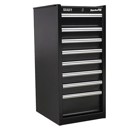 Sealey AP33589B Hang - On Chest 8 Drawer with Ball Bearing Runners - Black - Tool Chests - SLY-15510 - Sealey Tools UK - Trade Counter Direct
