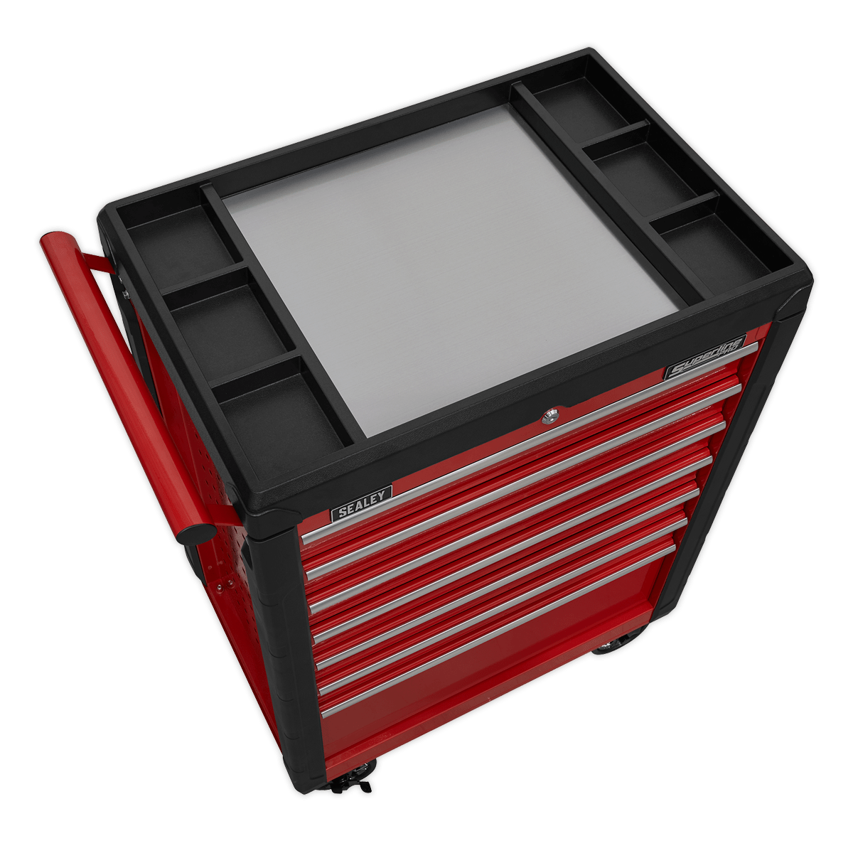 Sealey AP3407 Superline PRO® Rollcab 7 Drawer - Red - AP3407 - Sealey Tools UK - Trade Counter Direct