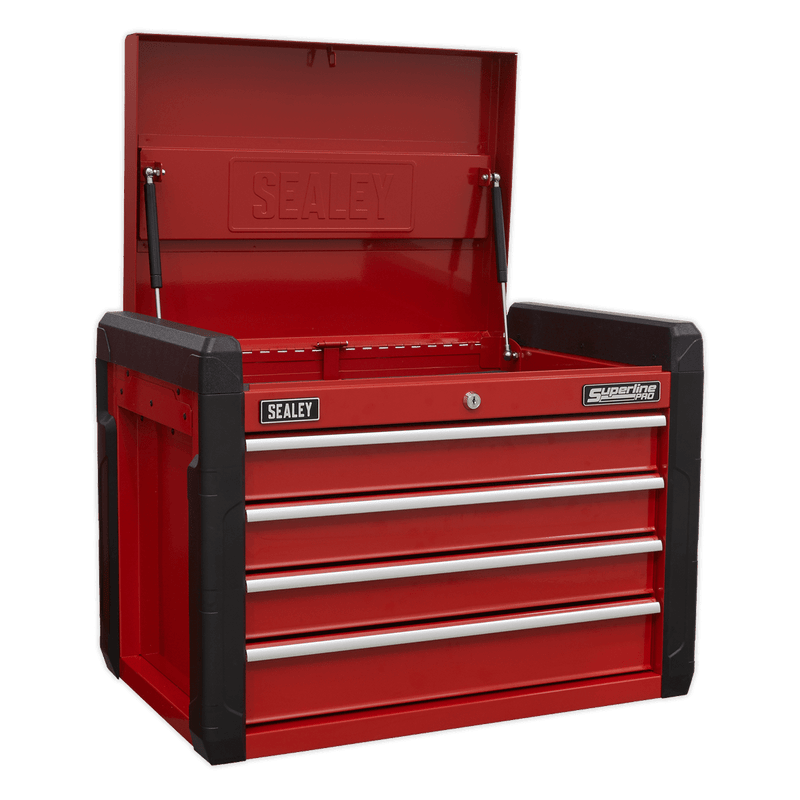 Sealey AP3410STACK Superline PRO® Topchest & Rollcab Combination 10 Drawer - AP3410STACK - Sealey Tools UK - Trade Counter Direct