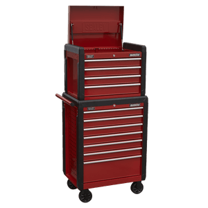 Sealey AP3411STACK Superline PRO® Topchest & Rollcab Combination 11 Drawer - AP3411STACK - Sealey Tools UK - Trade Counter Direct