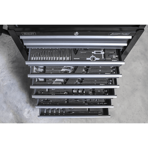 Sealey AP3508TB American PRO® Rollcab 8 Drawer - Black/Grey - AP3508TB - Sealey Tools UK - Trade Counter Direct