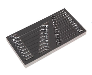 Sealey AP35TBCOMBO Tool Chest Combination 16 Drawer with Ball Bearing Slides - Black/Grey & 468pc Tool Kit - AP35TBCOMBO - Sealey Tools UK - Trade Counter Direct