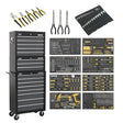 Sealey AP35TBCOMBO Tool Chest Combination 16 Drawer with Ball Bearing Slides - Black/Grey & 468pc Tool Kit - AP35TBCOMBO - Sealey Tools UK - Trade Counter Direct