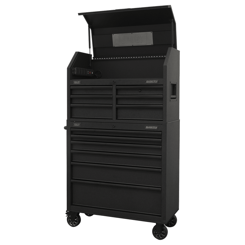 Sealey AP36BESTACK Superline PRO® Tool Chest Combination with Power Bar 12 Drawer - AP36BESTACK - Sealey Tools UK - Trade Counter Direct