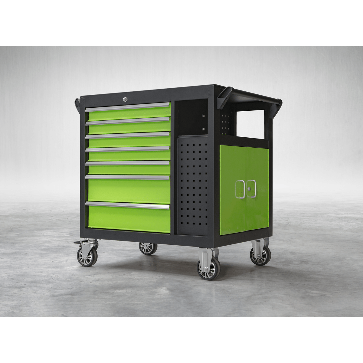 Sealey AP36MWS Premier™ Mobile Workstation with 7 Drawers & Cupboard 920mm - AP36MWS - Sealey Tools UK - Trade Counter Direct