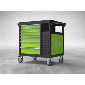 Sealey AP36MWS Premier™ Mobile Workstation with 7 Drawers & Cupboard 920mm - AP36MWS - Sealey Tools UK - Trade Counter Direct