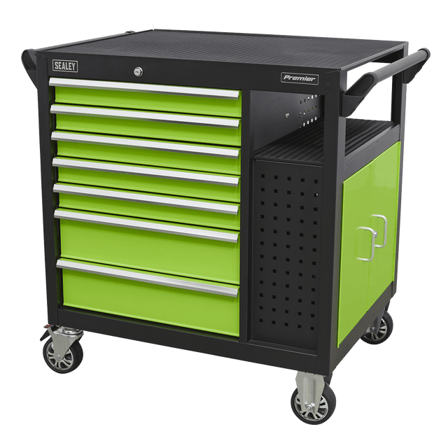 Sealey AP36MWS Premier™ Mobile Workstation with 7 Drawers & Cupboard 920mm - AP36MWS - Sealey Tools UK - Trade Counter Direct